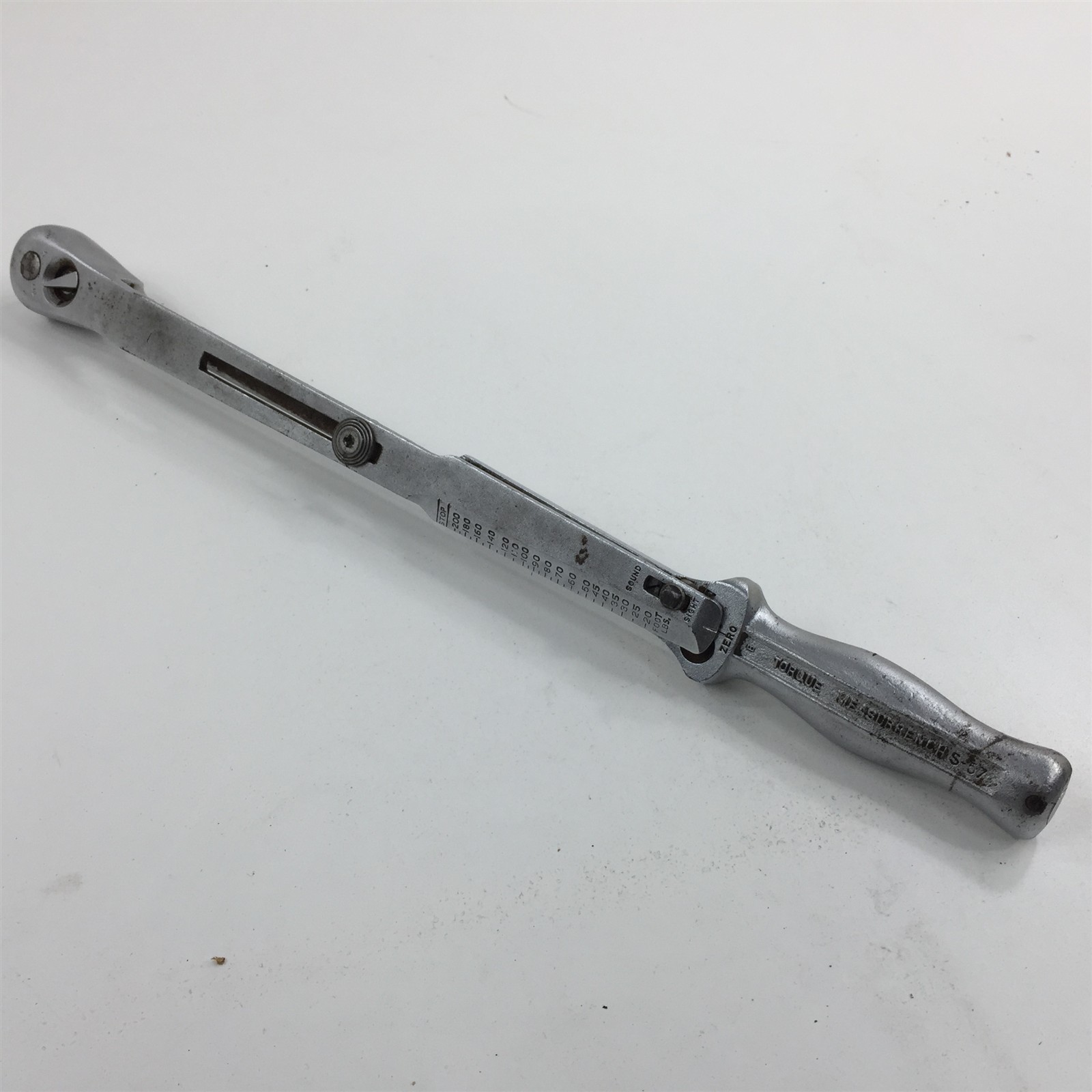 Williams Torque Measurrench S-57 19″ Long 20-200 Foot lbs Torque Wrench