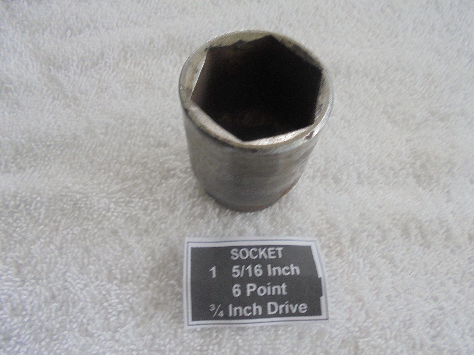 SAE 1 5/16 inch, CR-V 3/4 inch Drive, 6-Point Socket