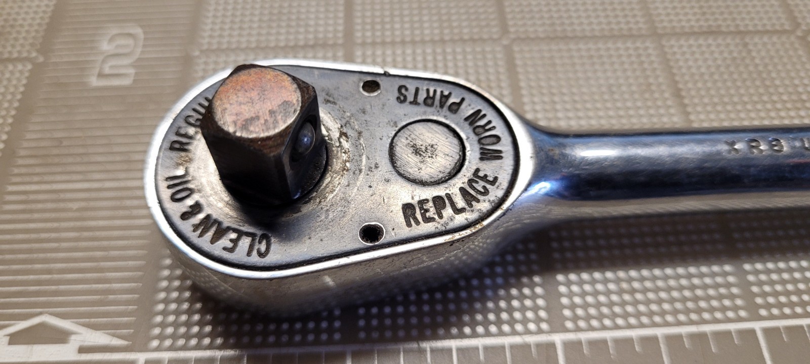 MAC XR8 – 3/8″ Drive Pear Head Ratchet – USA 7.5” Long