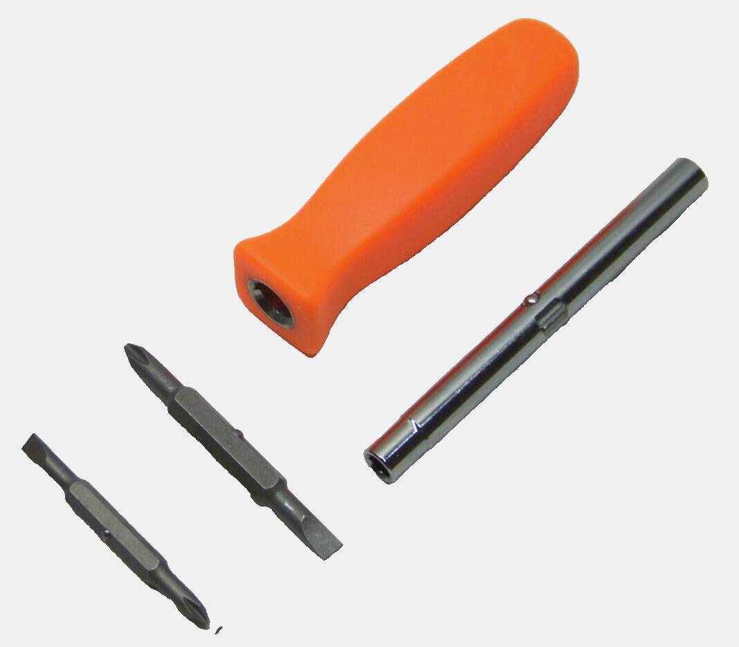 6 in 1 Screwdriver Quick Change Nut Driver Phillips # 1, 2 Slotted 1/4″ 3/16″