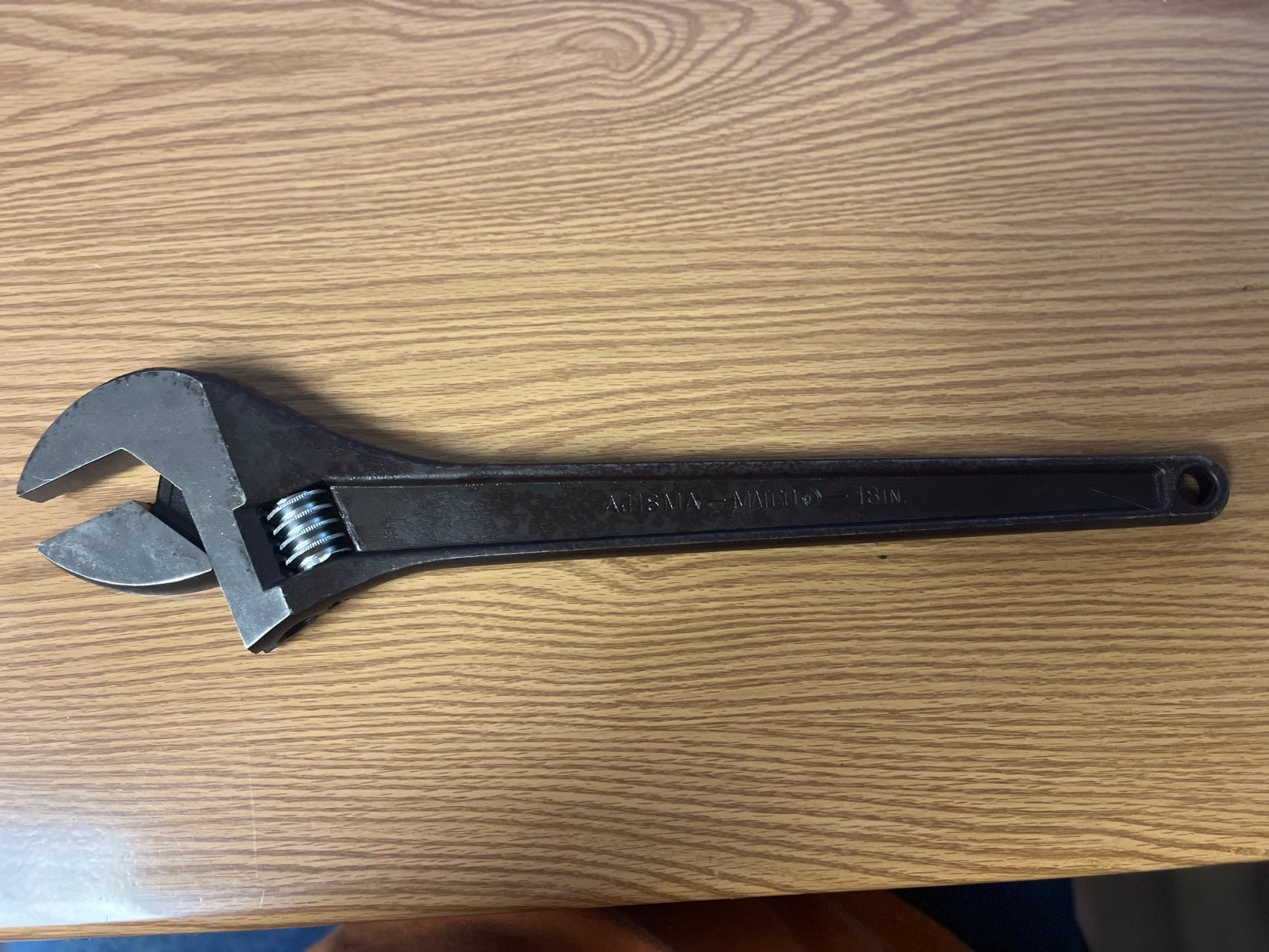 MATCO AJ18MA – 18″ ADJUSTABLE WRENCH – INDUSTRIAL FINISH – LOC#2