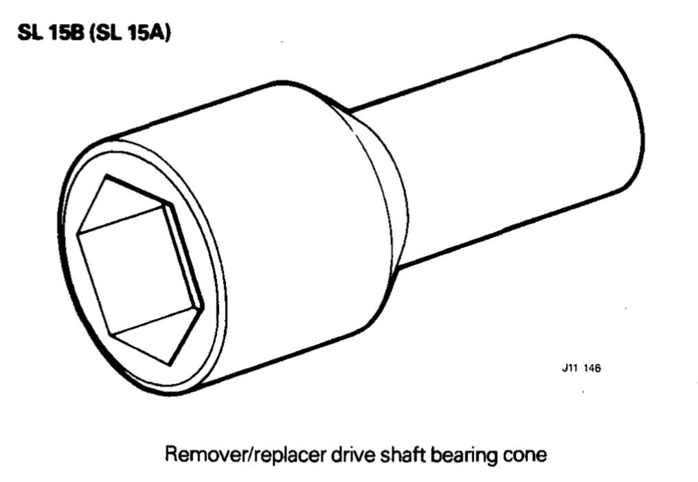 Churchill Tools SL 15B Jaguar & Aston Martin DB7 Diff Output Shaft Socket.