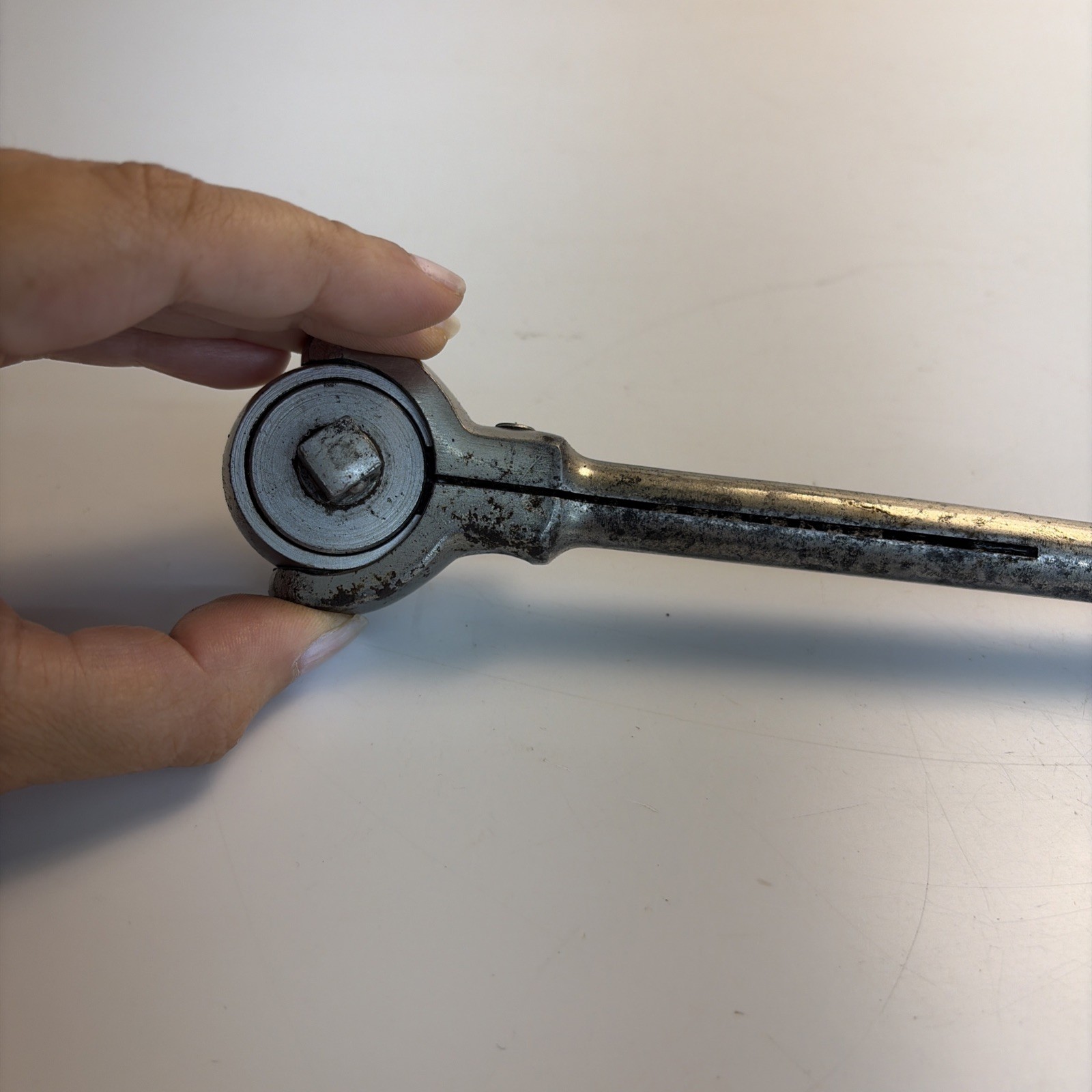 Vintage SK Wayne Roto Ratchet 3870 3/8 Drive Swivel Head Knurled USA
