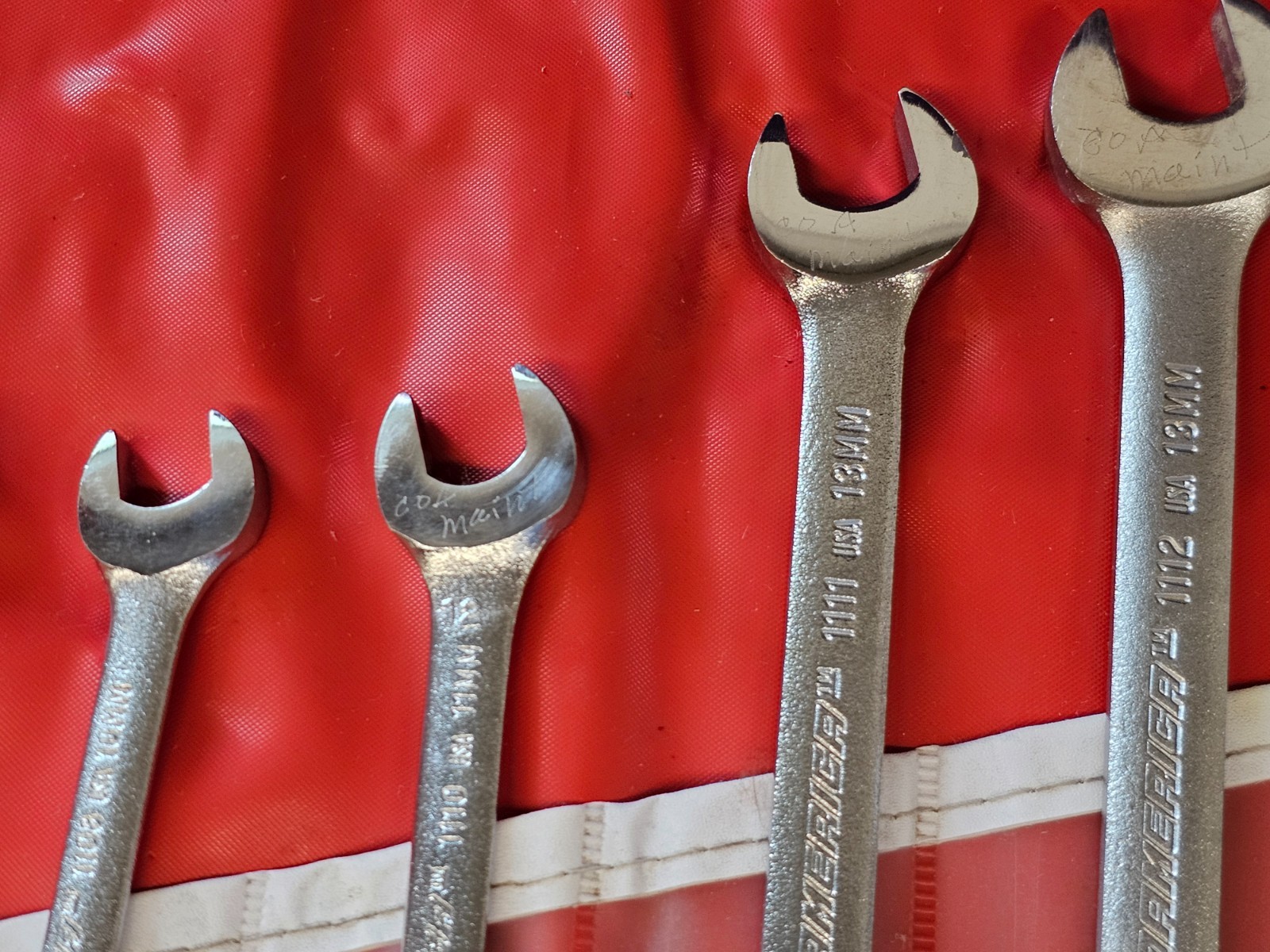 11 Pro America Double Opened Ended End Wrench Set Metric 6MM 32mm USA
