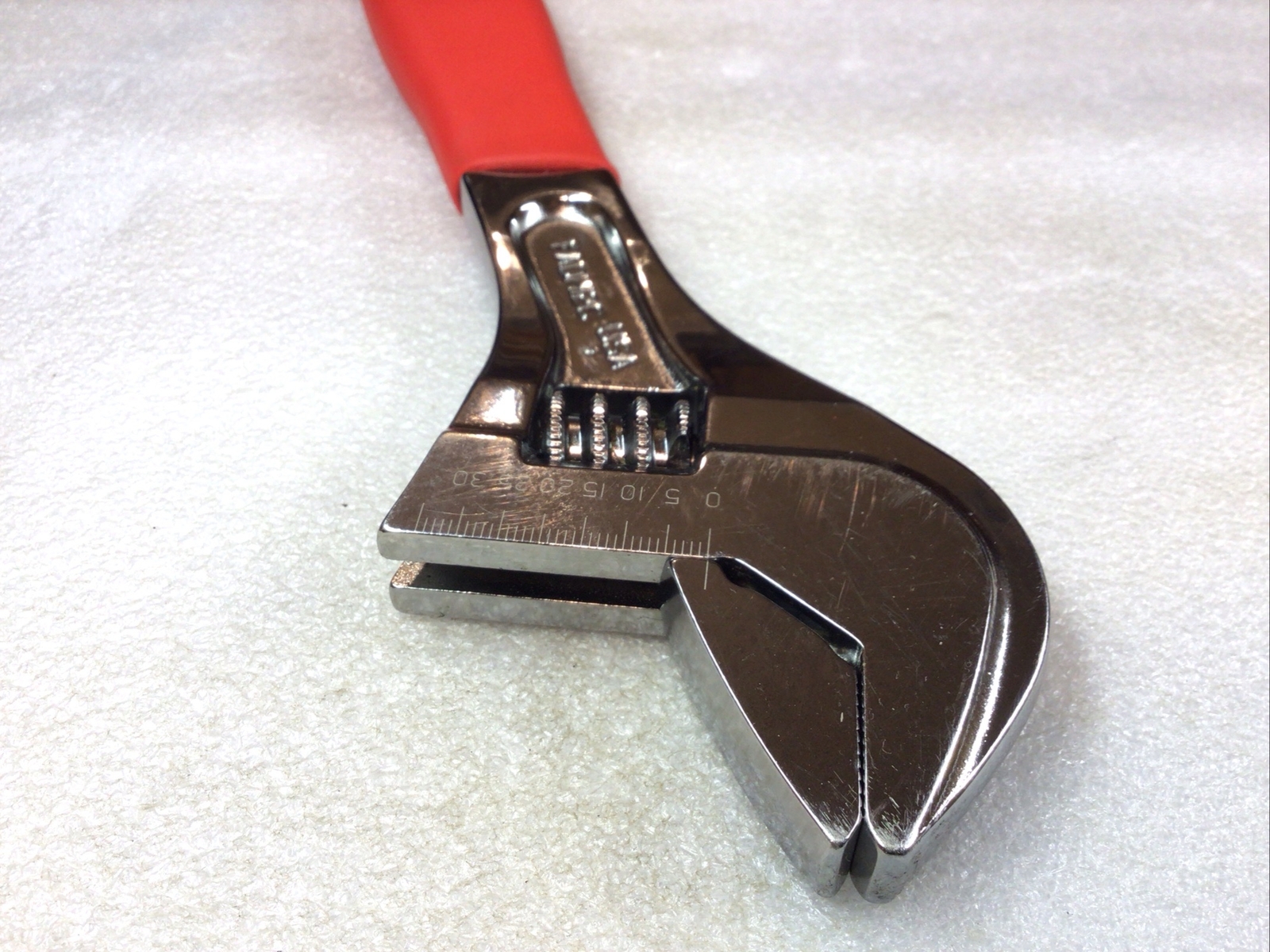 Snap On FADH12C – Flank Drive+ Adj. Wrench, 12” or 300mm, Red Soft Grip-USA-NICE