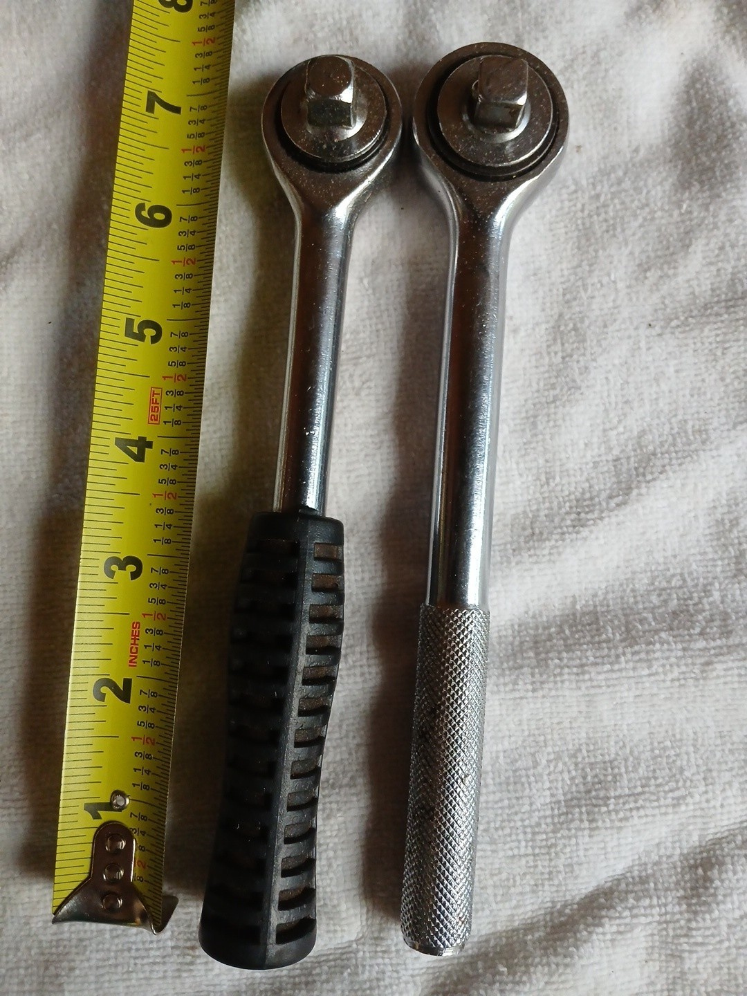 Lot Of 2 Ratchets Both 3/8″ One Forge Master, Onle Unbranded