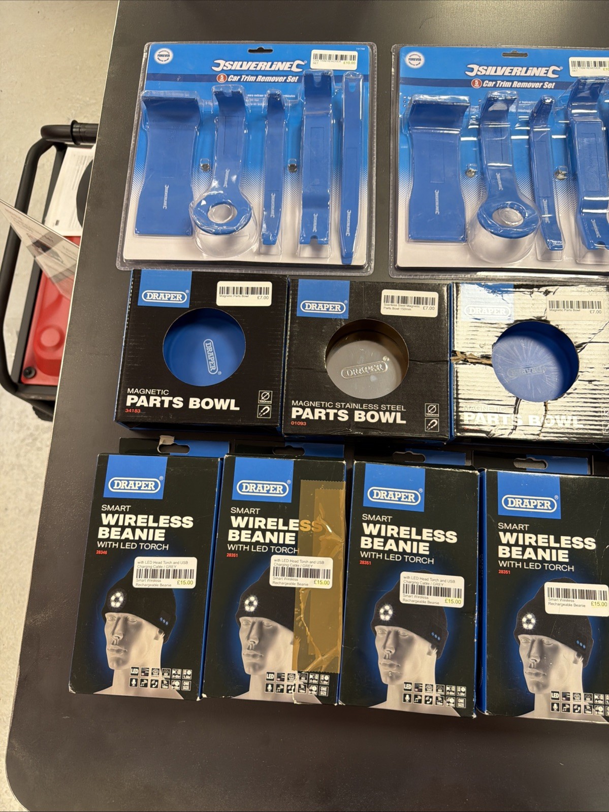 Draper & Silverline Various Products – job lot
