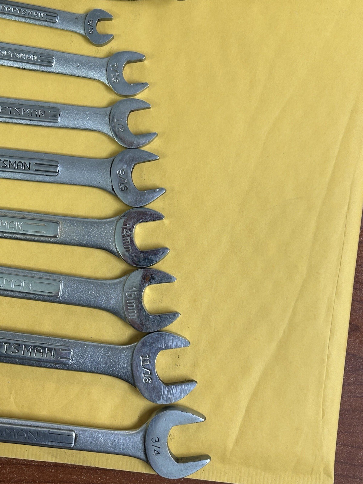Craftsman 9 Piece Combination Wrench Set USA Vintage see all photos