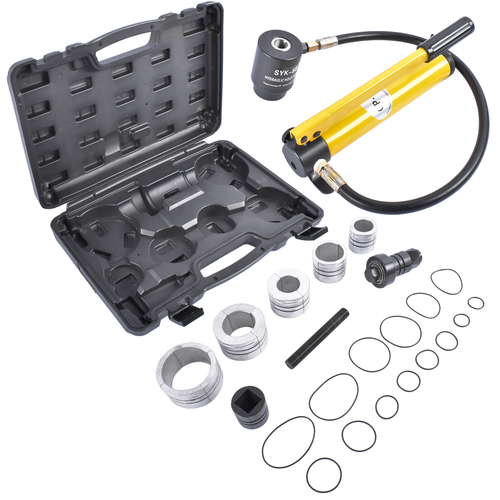 1-5/8″ to 4 1/4″ Hydraulic Exhaust Pipe Stretcher Expander Kit with Holding Case