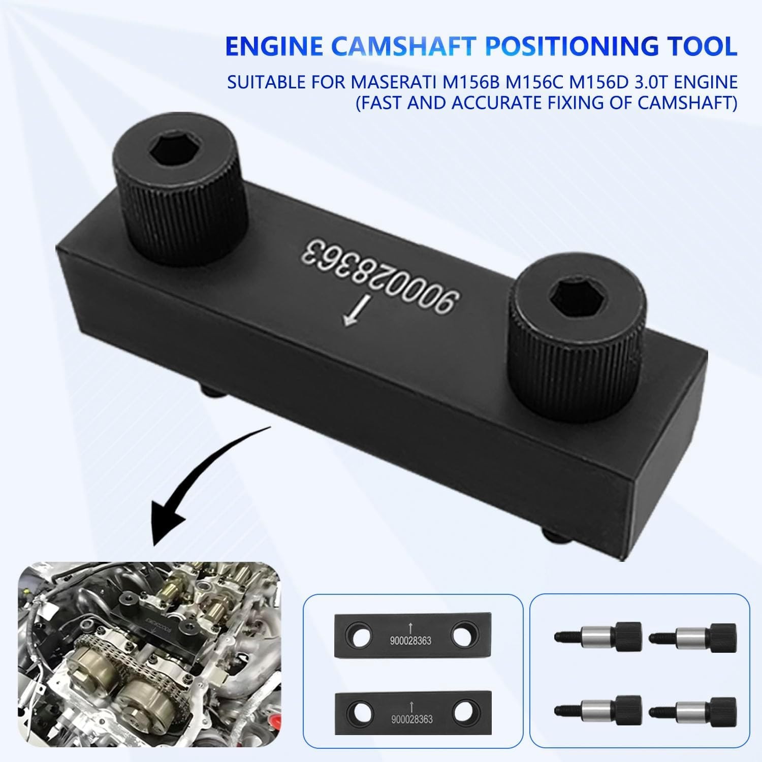 ZKTOOL Engine Timing Tool for Maserati 3.0T M156C Engine 900028263 900028363