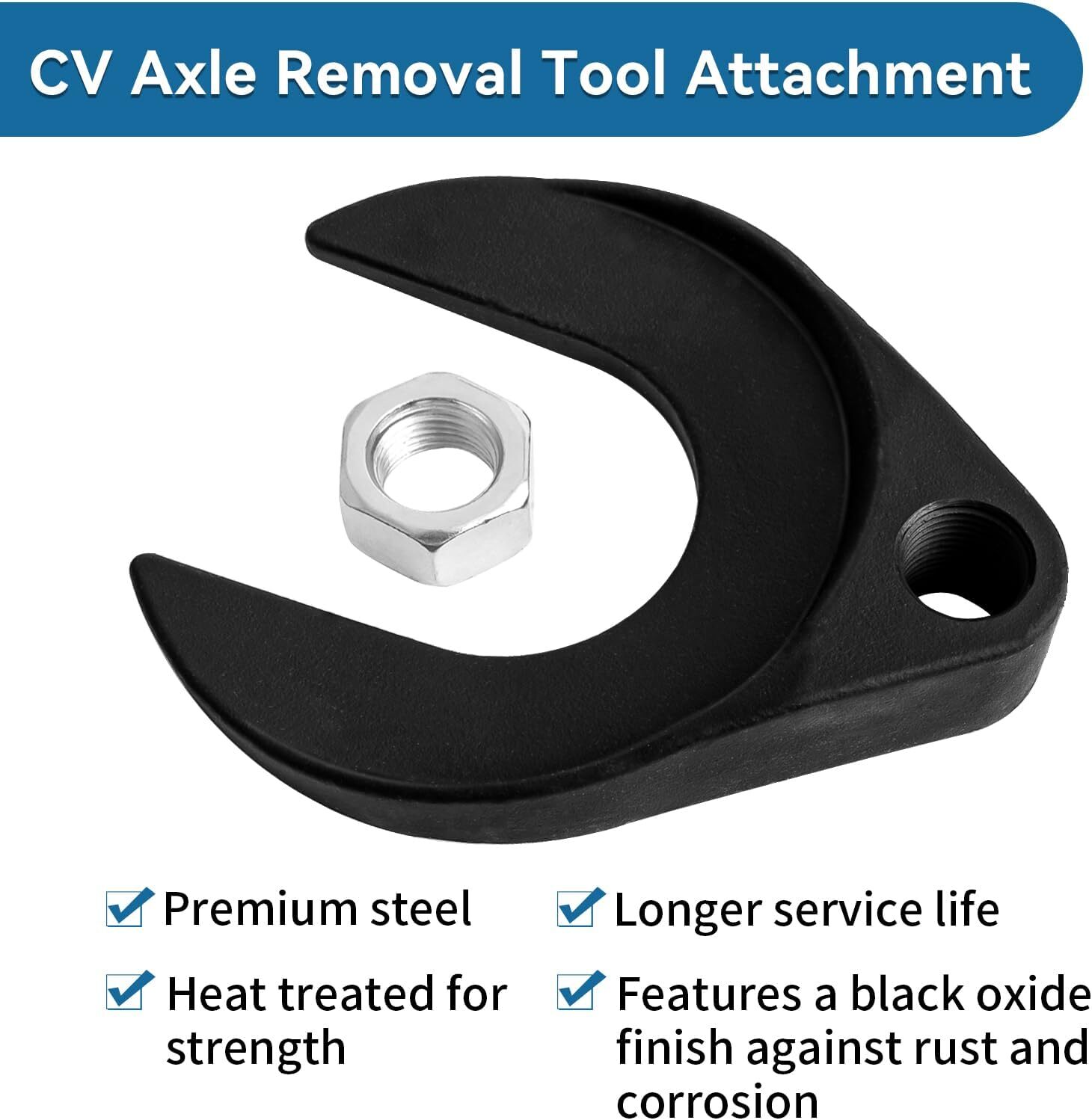 Front Wheel Drive Axle Removal Tool and Nut CV Joint Puller Slide Hammer Adapter