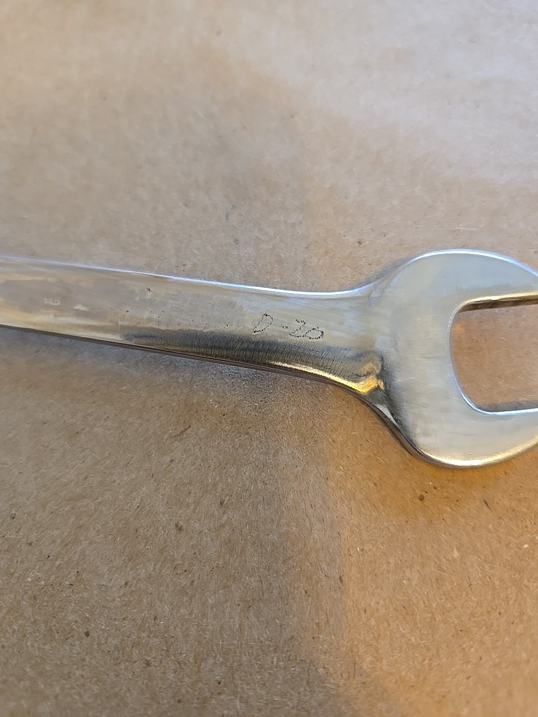 Snap On 1/2″-9/16″ SAE Chrome Low Torque Slime Line Open End Wrench LTA1618
