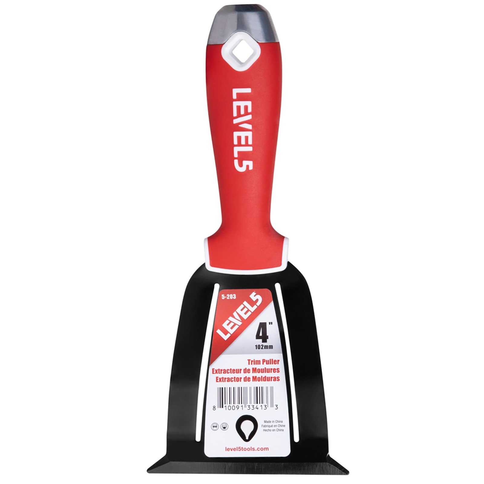 LEVEL5 4” Trim Puller & Multi-Tool | Baseboard and Removal, Caulk…