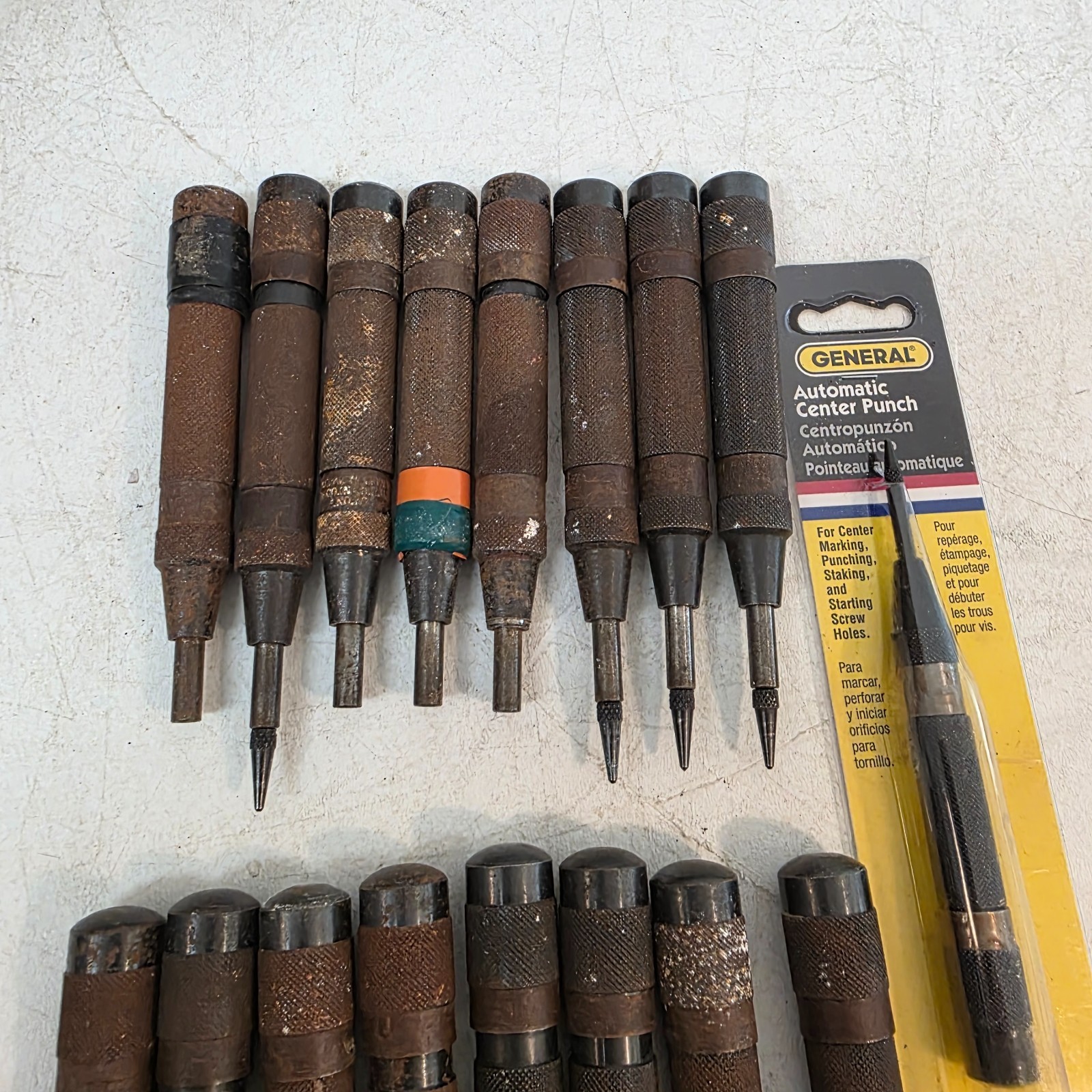 LOT Vintage General Universal Automatic Center Punch Sets No. 78 & 79