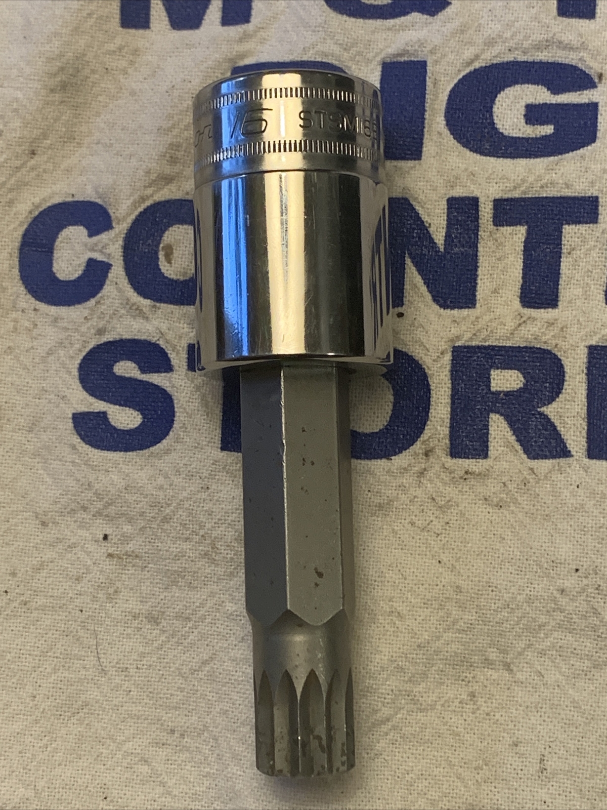 Snap-on 1/2″ Drive Metric 16 mm Standard Triple Square Bit Socket Driver STSM16E