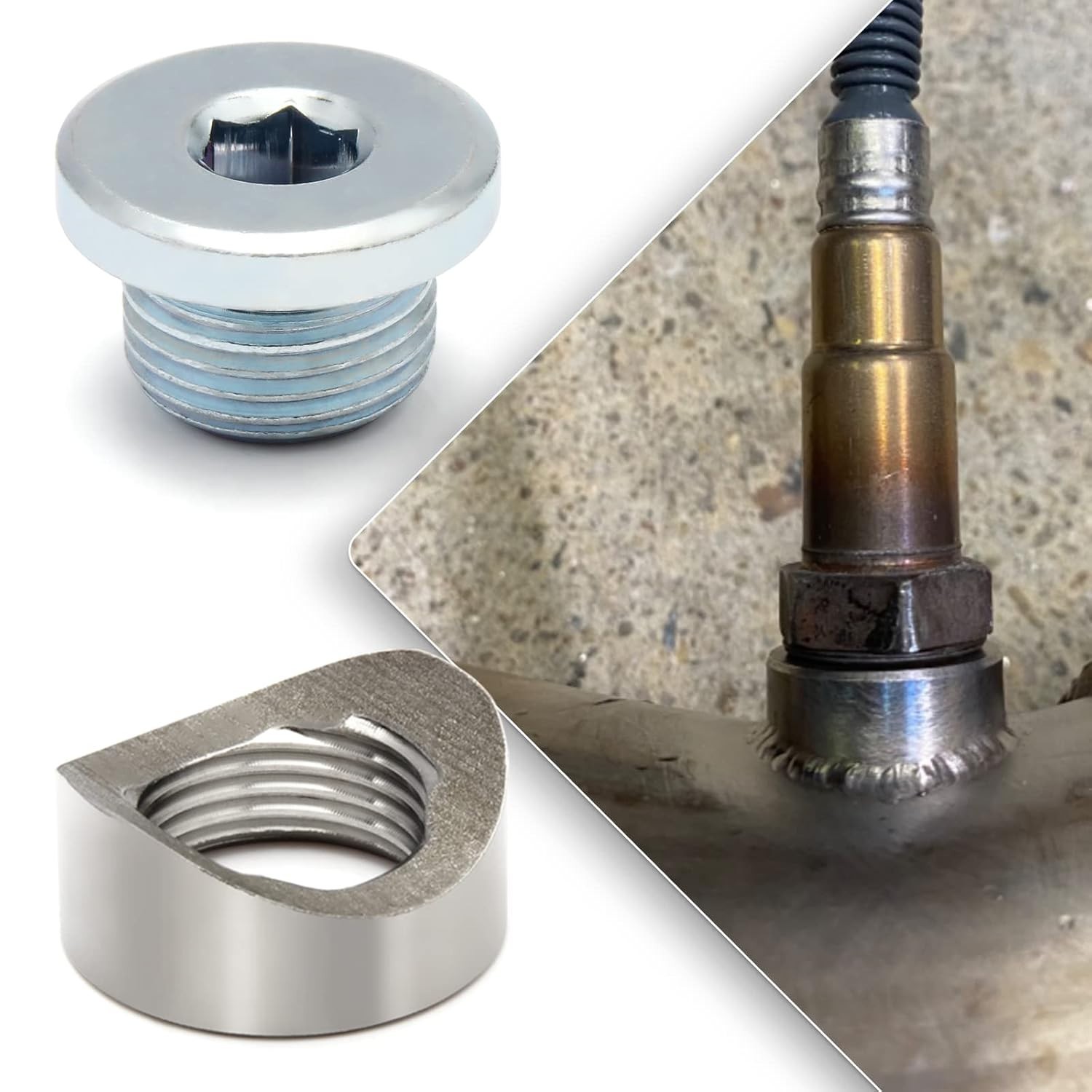 Durable Weld Bung and Plugs Set – 304 Stainless Steel for Custom Installations