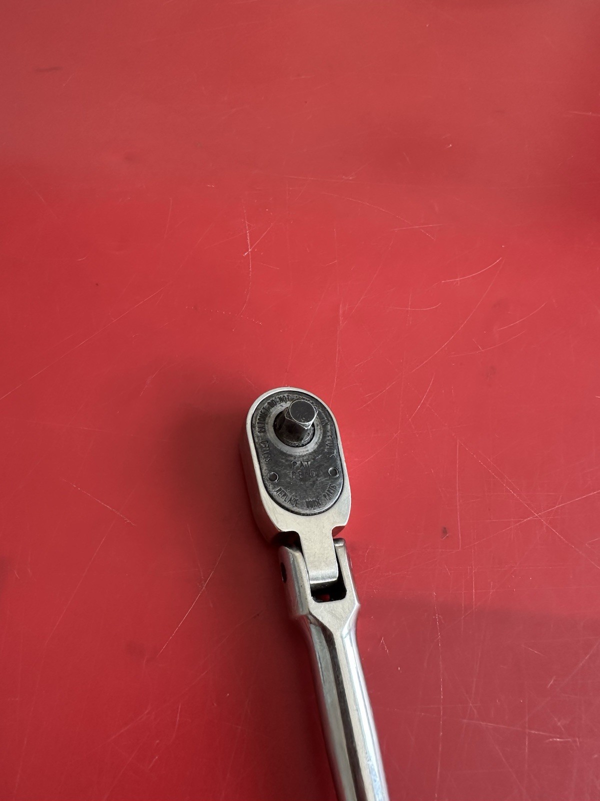 Snap On 1/4 Drive Dual 80 Technology Extra-Long Handle Flex-Head Ratchet TLLF72.