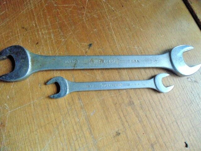 VTG Set Of 2 WILLIAMS SUPERWRENCH Open End Wrenches # 1033C # 1727