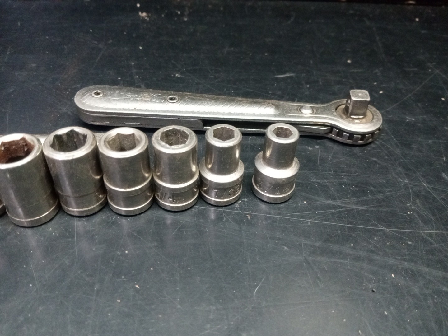 Oxwall 10 pc Socket Set 1/4″ Drive 3/16″-7/16″ (USA) Bad Ratchet Teeth