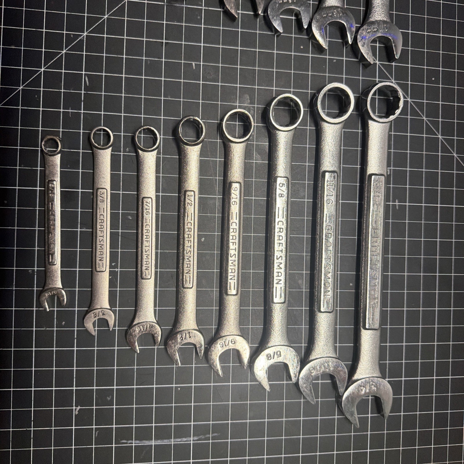 NICECraftsman USA 16pc SAE & METRIC Combination VA Wrench Set 10-17mm 5/16-3-4”