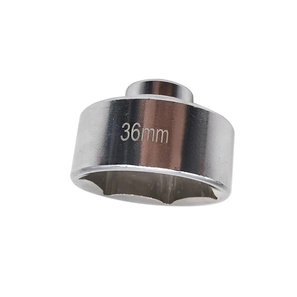 36mm Oil Filter Socket Tool 3/8″Drive Cap Remover Low Profile Socket Wrench C2C6