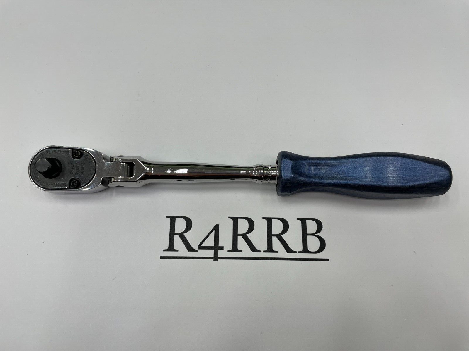 Snap-on Tools NEW POWER BLUE Hard Grip 1/4″ Drive LONG Flex Ratchet THLFD72MB