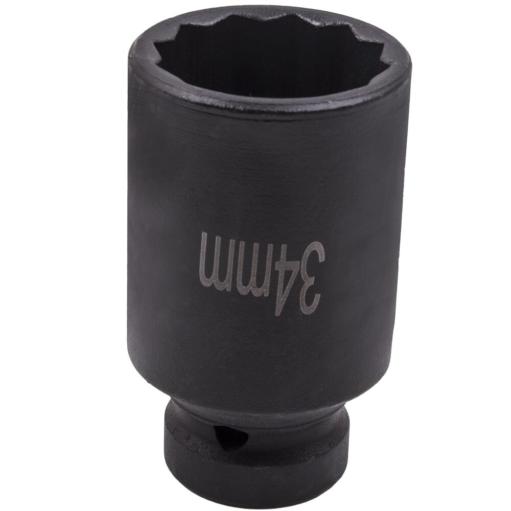 Deep Spindle Axle Nut Socket Remover Installer Tool Set 30mm 32mm 34mm 36mm