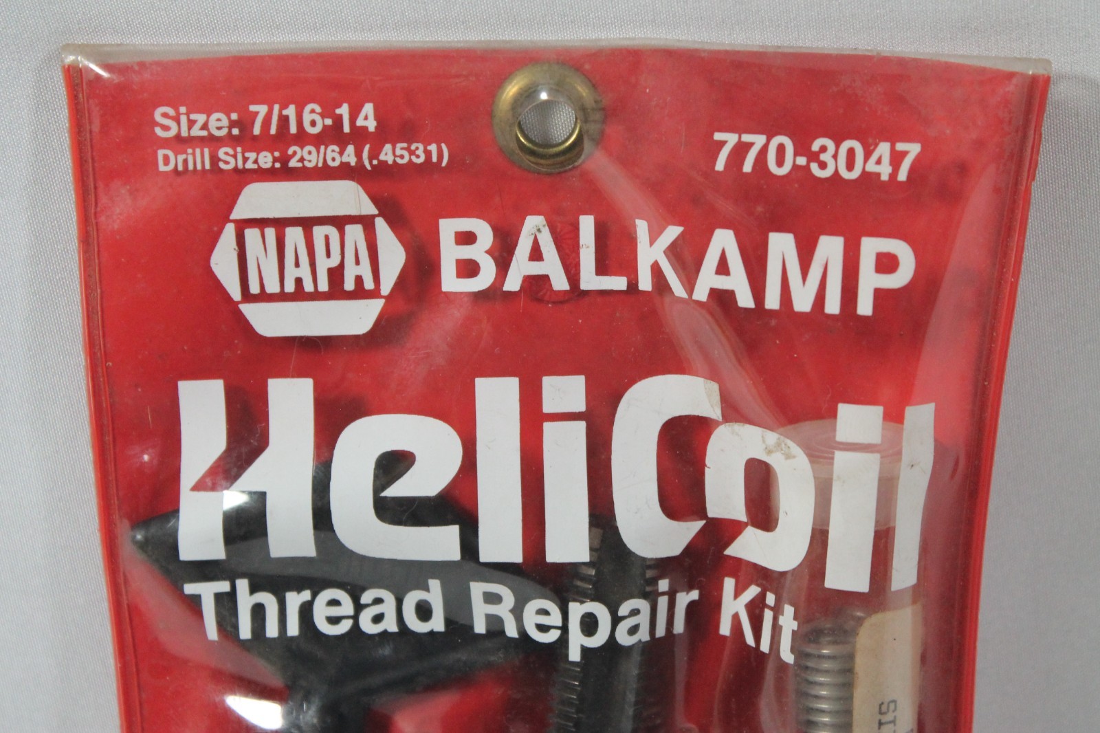 Heli‑Coil Thread Repair Kit 7/16-14 UNC Tap Tool Inserts Preowned USA Complete
