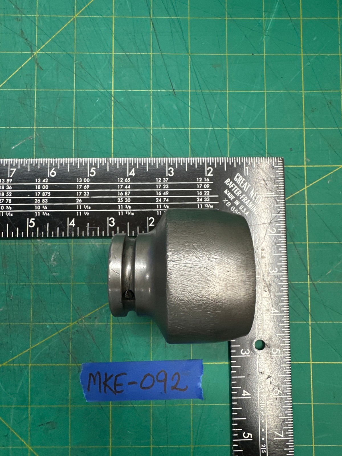 Vintage Chrome Impact Deep Socket 6-Point 1″ Drive, Made In Israel