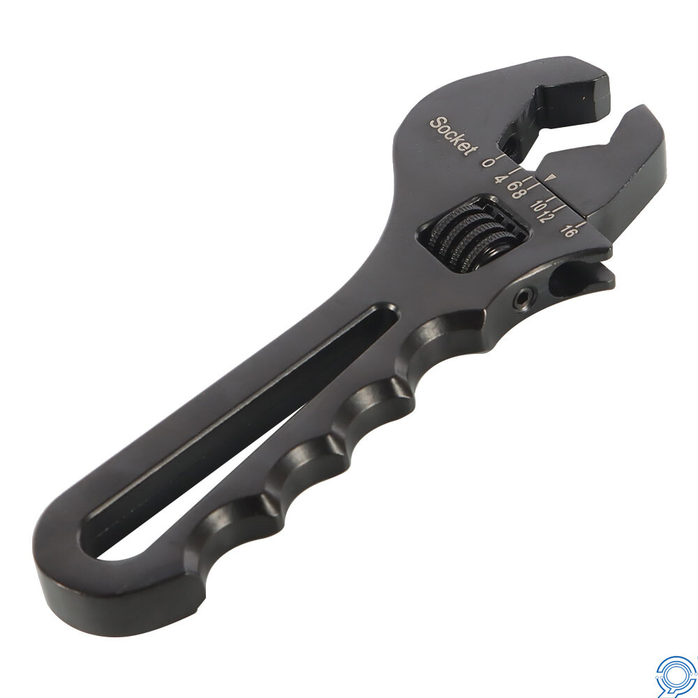 3AN-16AN Adjustable Wrench Black Aluminum Tool Spanner for Hose End Fitting