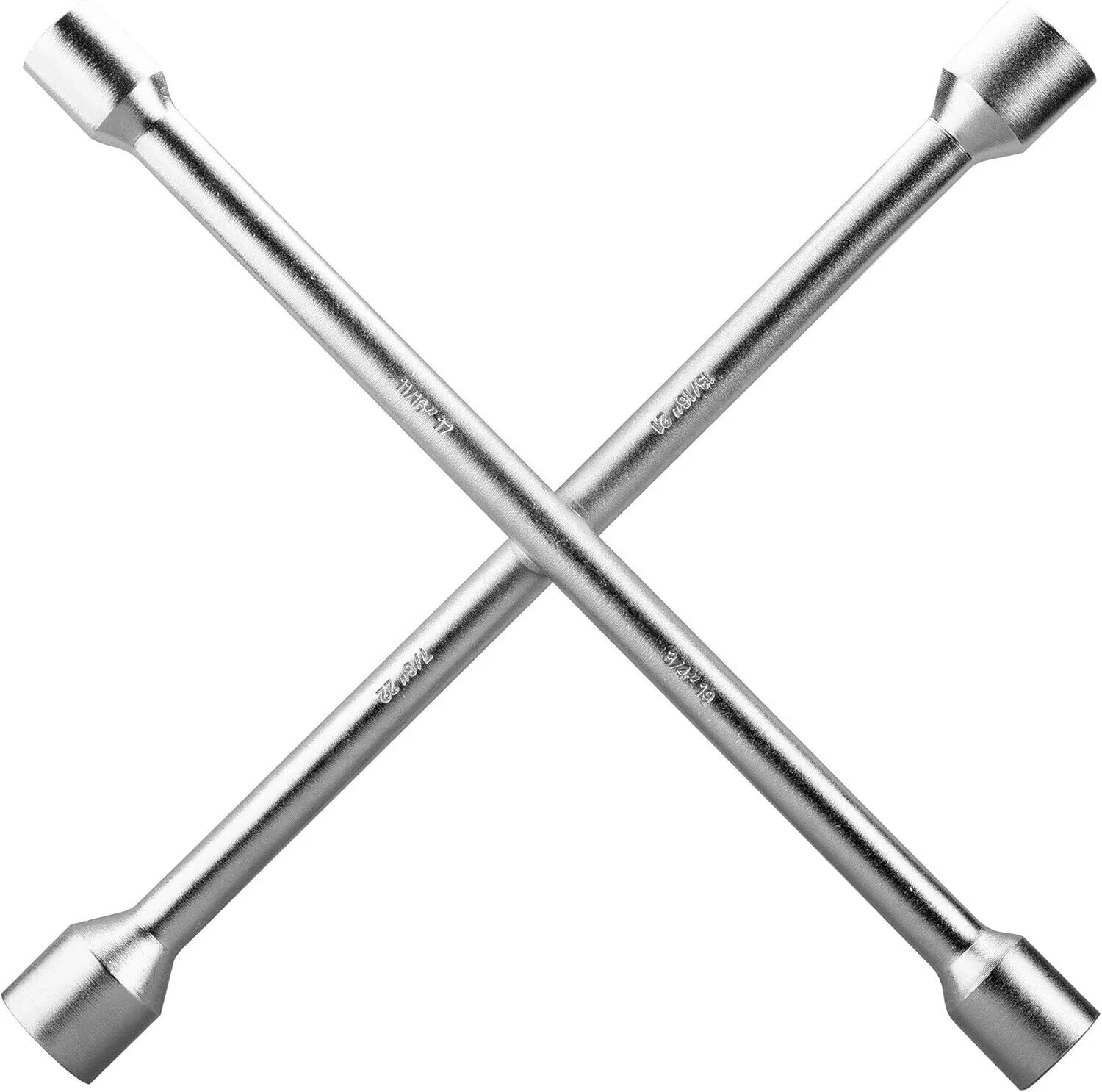 CARTMAN 14 Inch Universal Heavy Duty Lug Wrench 2 pack 4 Way Tire Iron Wrench