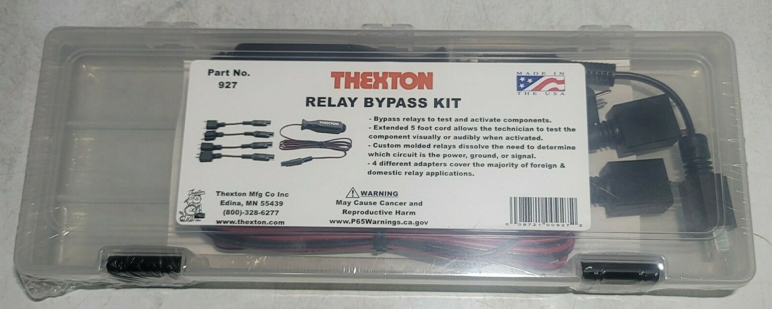 Thexton Relay Bypass Electrical System Tester Kit #927