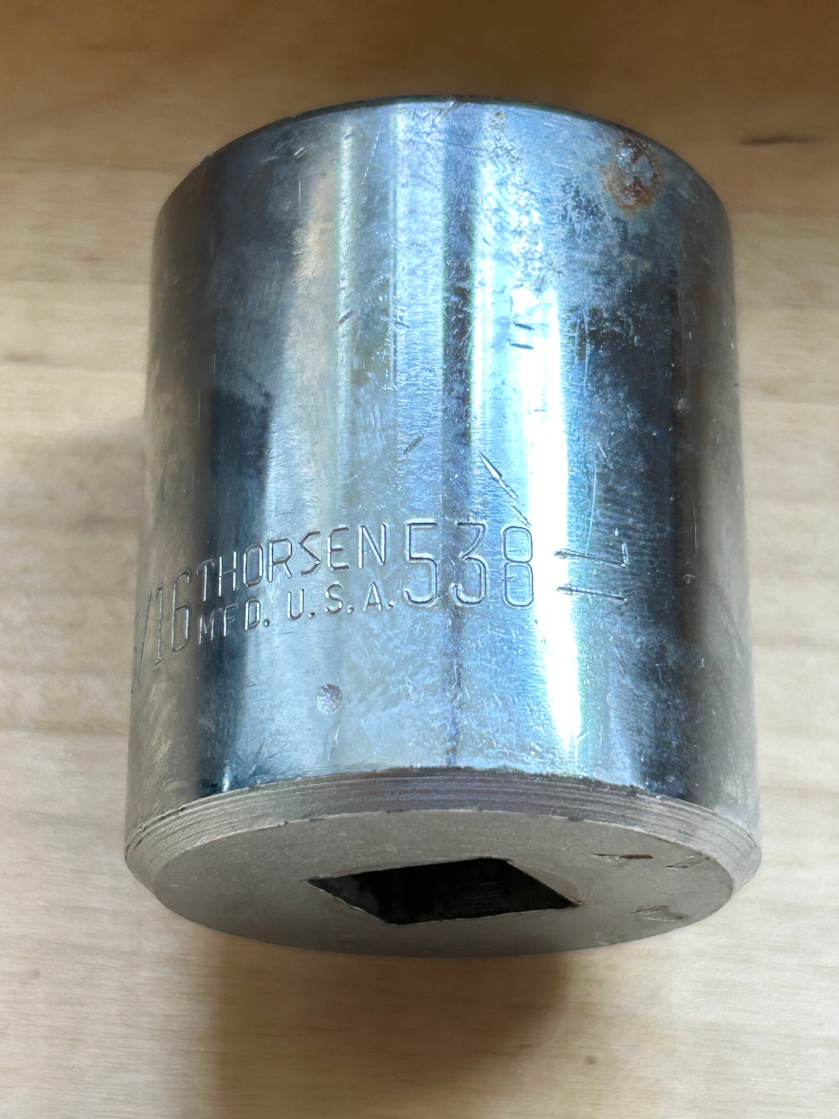 Vintage Thorsen 1-3/16″ – 12 Point Socket 1/2″ Drive – 538