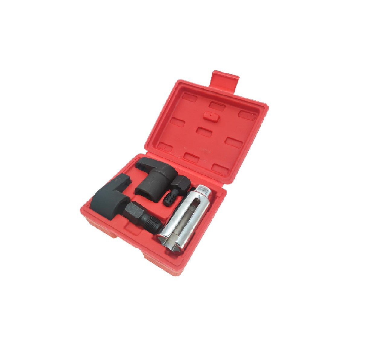 5pc Oxygen Sensor Socket O2 Thread Chaser Install Offset Wrench Vacuum M12 M18