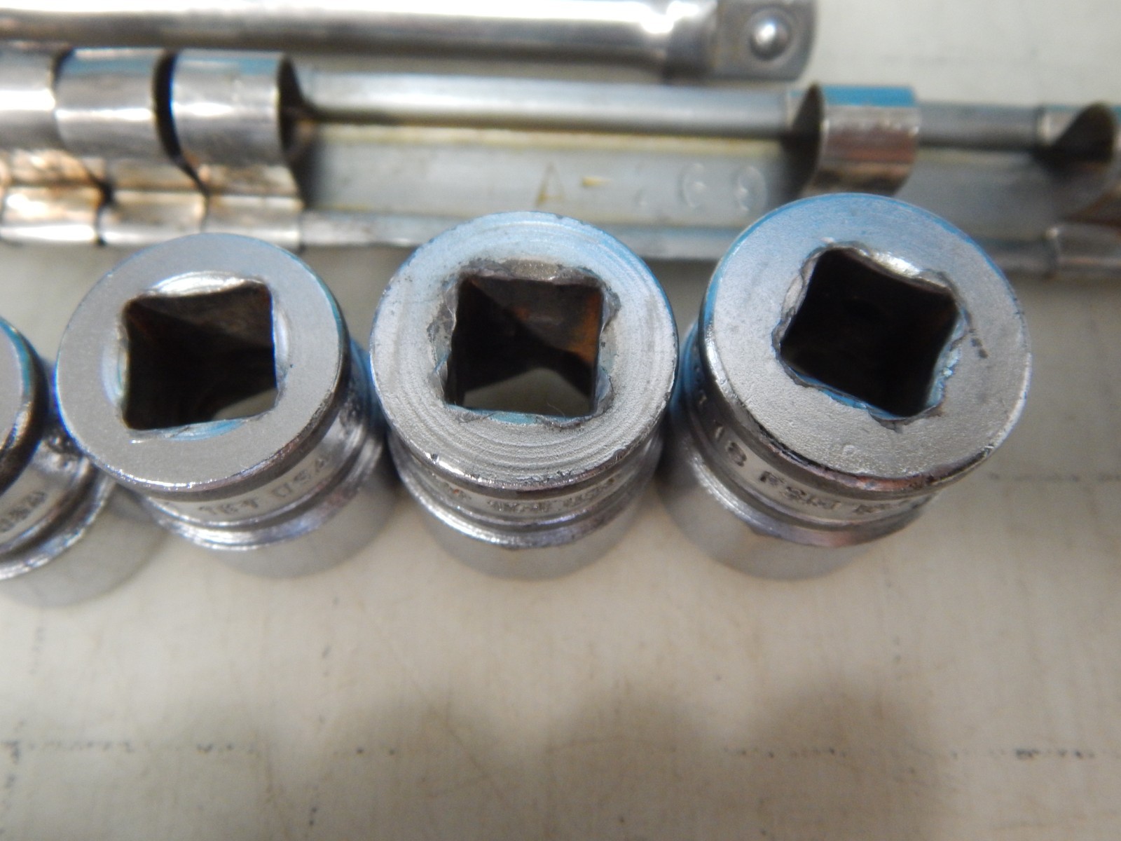 Snapon socket set 3/8″ dr. FSM series, Metric 6 point W/ A269 Rail, 6-14, 16-18