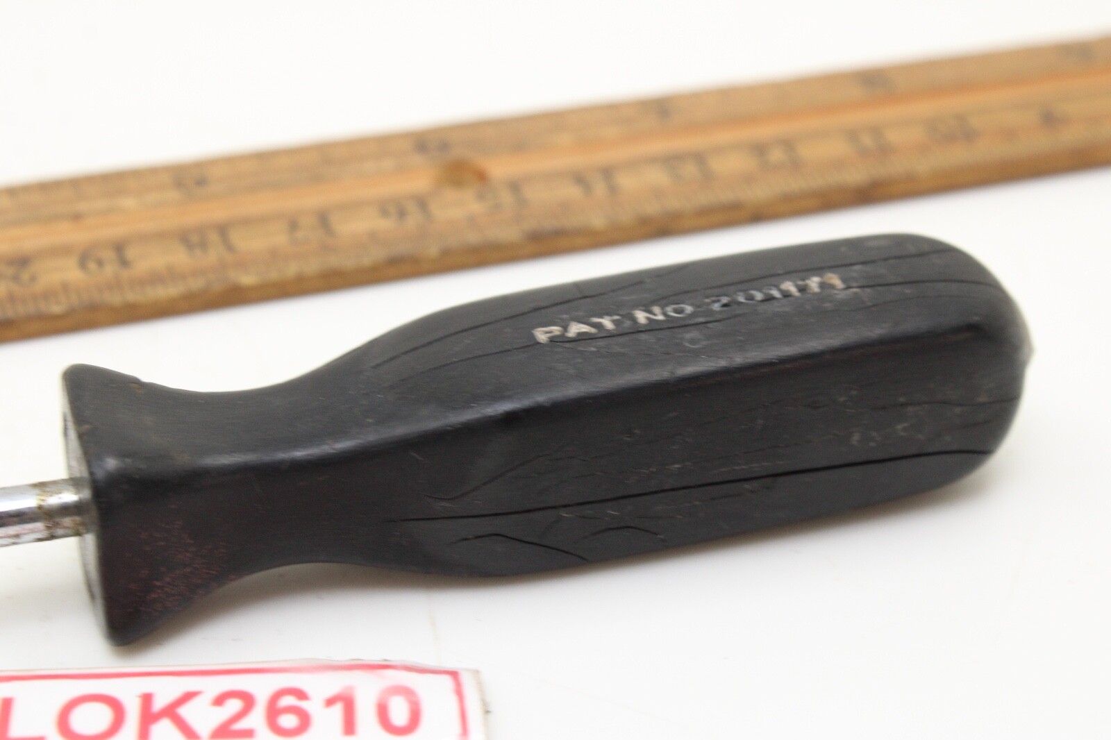 Snap-on S8698 7/64″ Square Drive Screwdriver Hard Black Handle USA