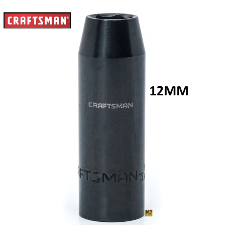 Craftsman 1/2 Inch Drive Impact Deep Socket 6 Point Metric MM Inch SAE Pick Size