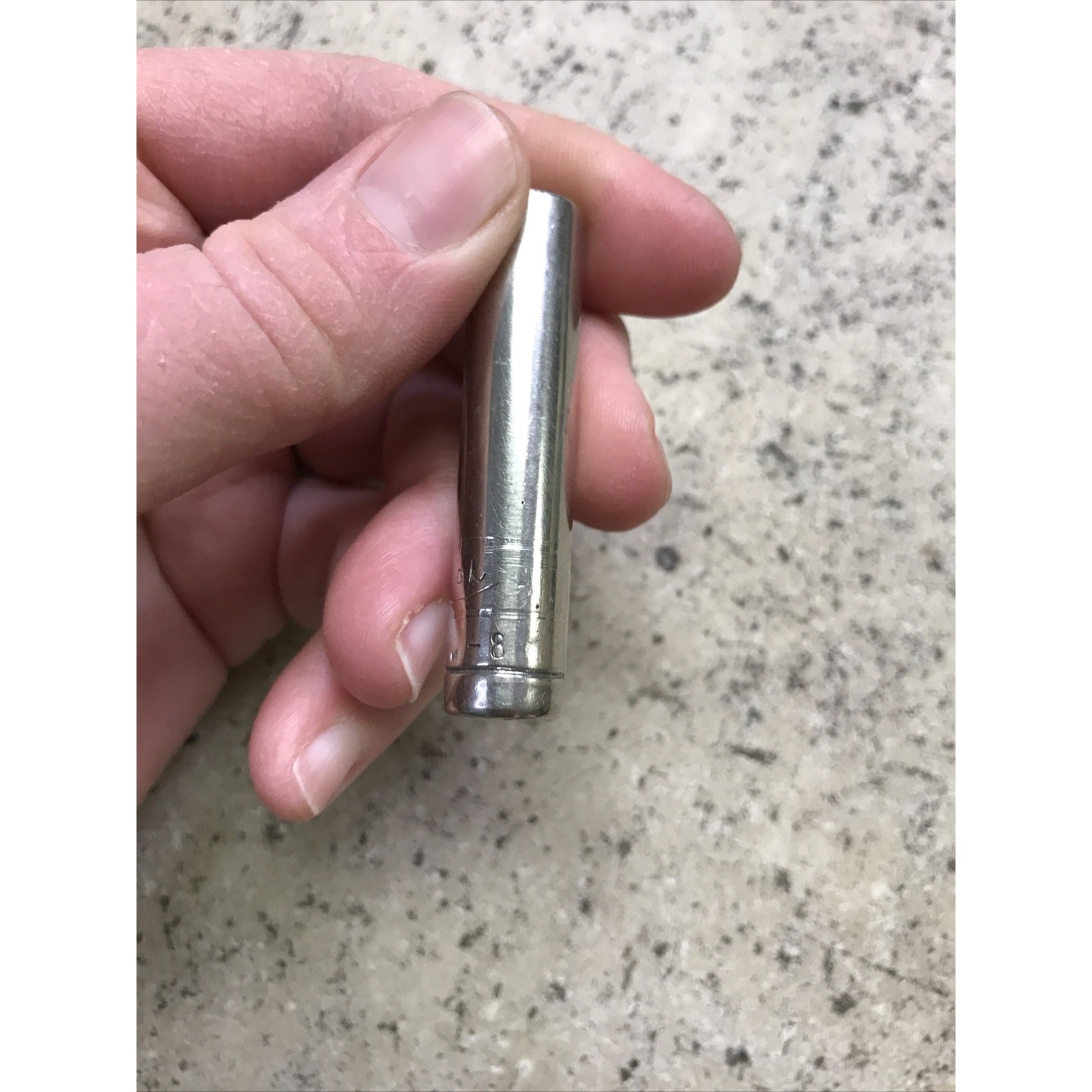 Vintage K Tool Chrome Socket 1/4″ Drive 8 MM 6 Point Deep Well – Fast Shipping!
