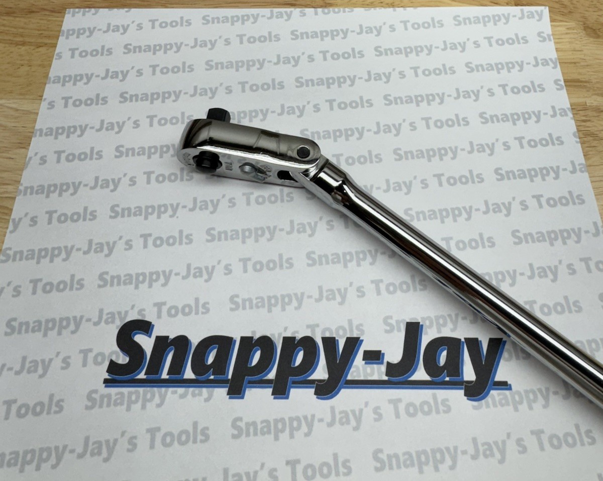 Snap-on Tools 3/8″ Drive POWER BLUE X-Long Quick Release Flex Ratchet FHRLLF80