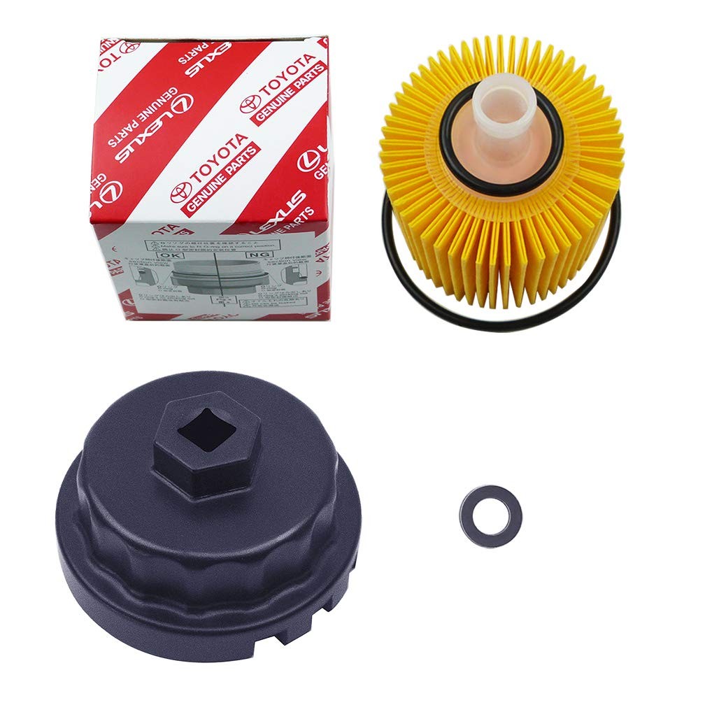 Genuine Oil Filter with Wrench for Toyota, Lexus, RAV4, Camry, Tundra, Highla…