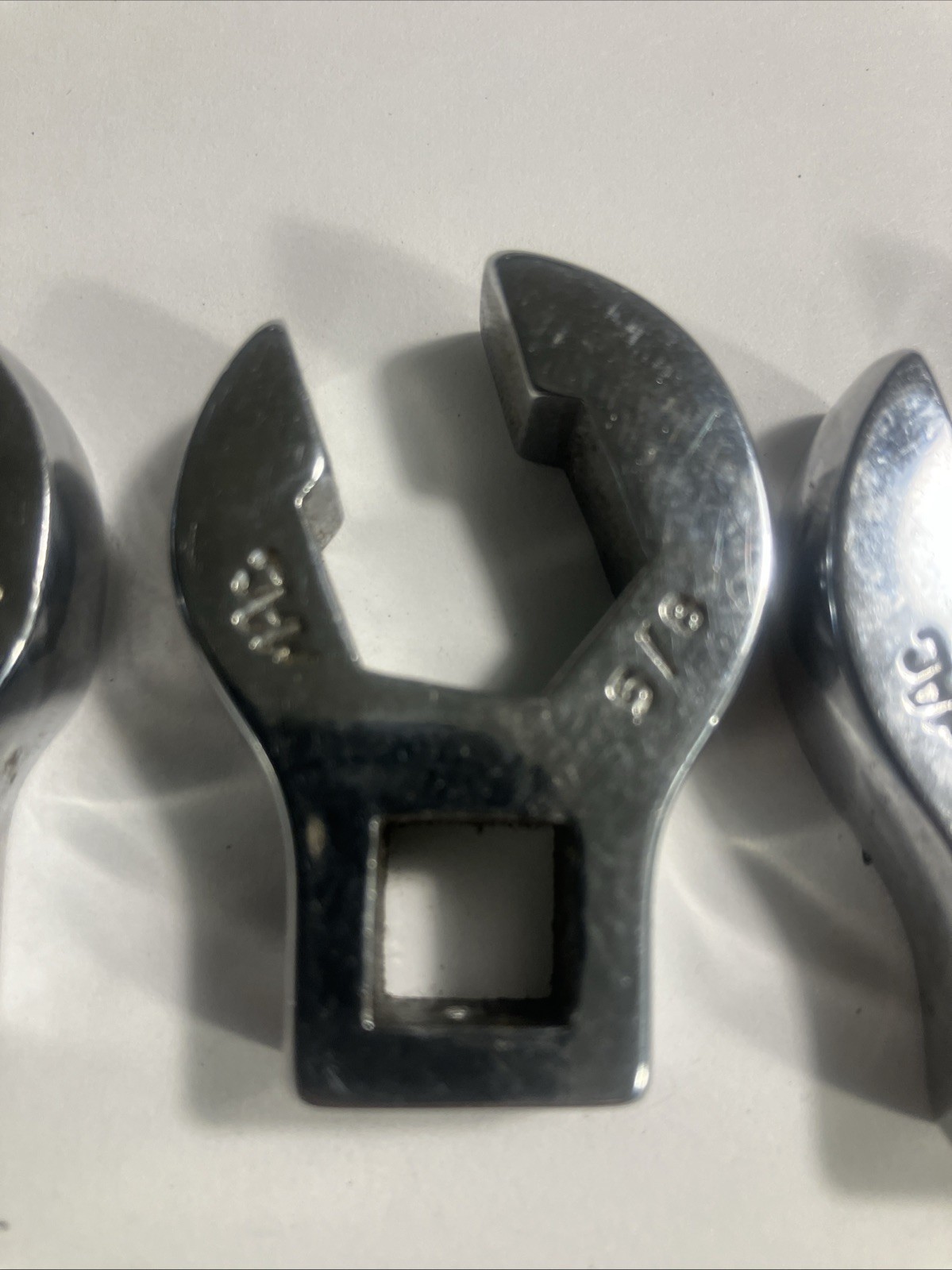 MAC Tools SAE 3/8″ Drive 18mm,3/4,5/8,9/16,1/2,Wrench Open Crowfoot Socket Lot