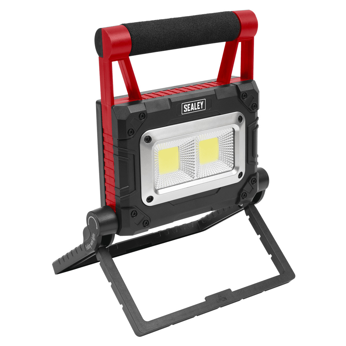 Sealey LEDFL15WS 15W LED Solar Powered Rechargeable Portable Floodlight
