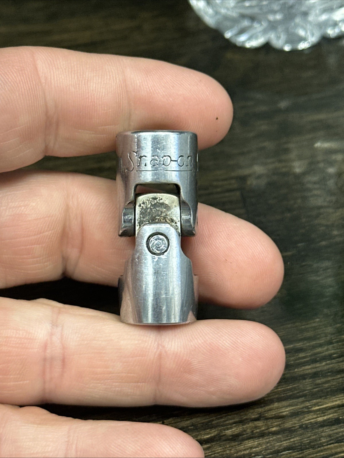 Snap On Tools FVU14 7/16″ SAE Shallow Universal Socket 3/8″ Drive 12 Point USA