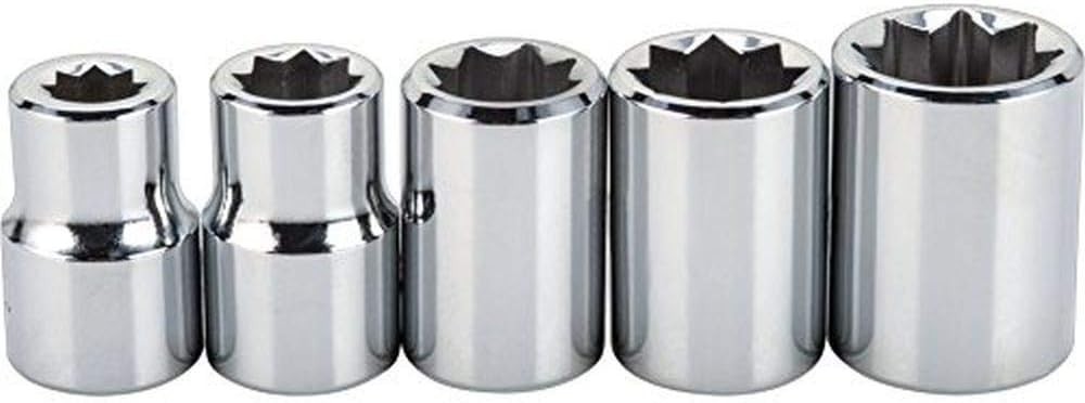 3/8″ Drive 5 Piece Socket Set- 8 Point