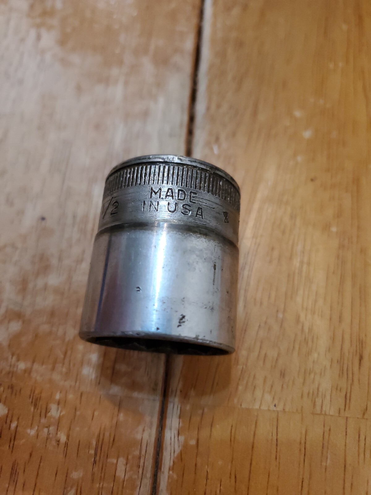 Snap On Vintage 1/2 Drive 1″ 12Pt Shallow Socket SW-320