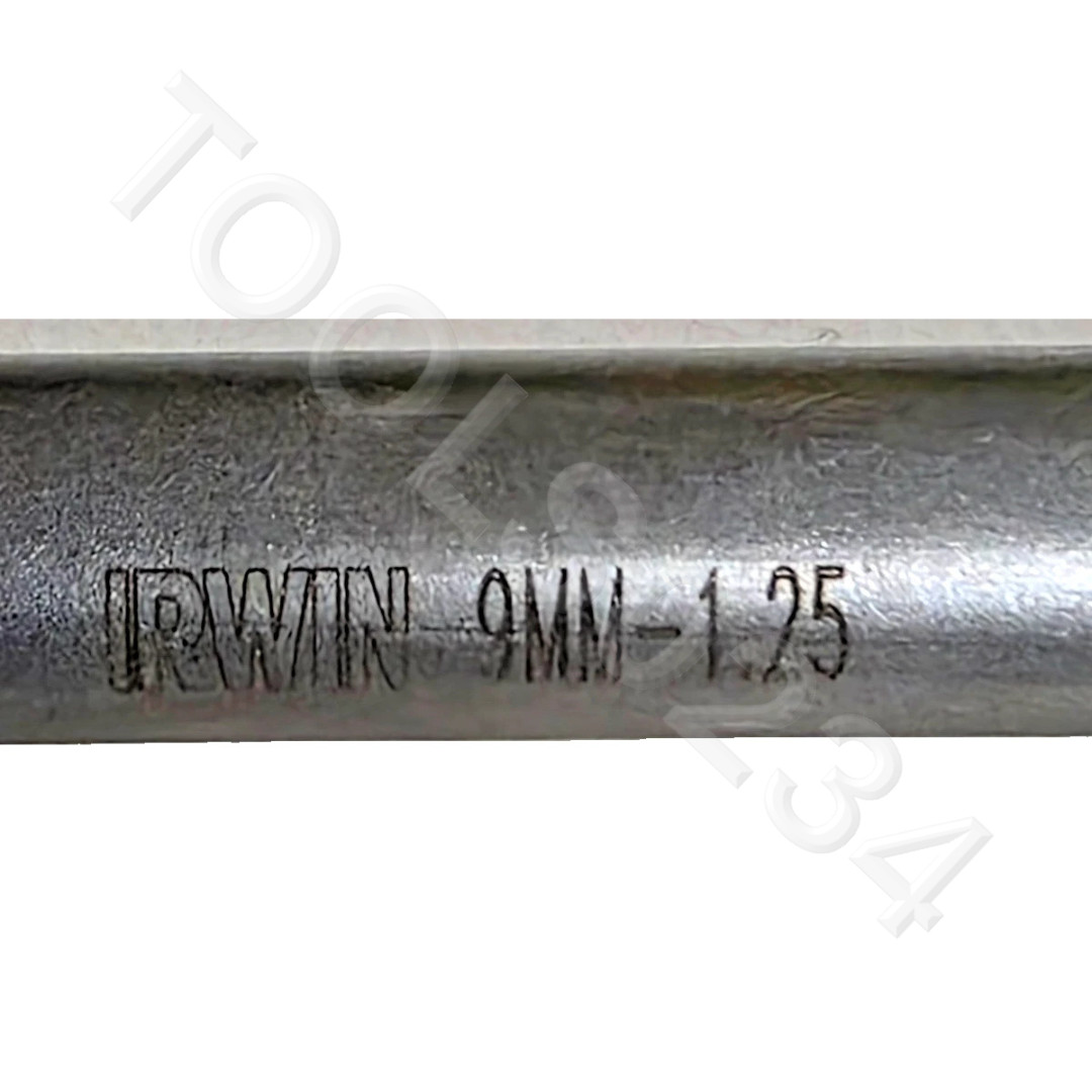 M9 X 1.25 Plug Tap Hand Tap Irwin 1737 Carbon Steel 9MM CS 4FL USA Metric