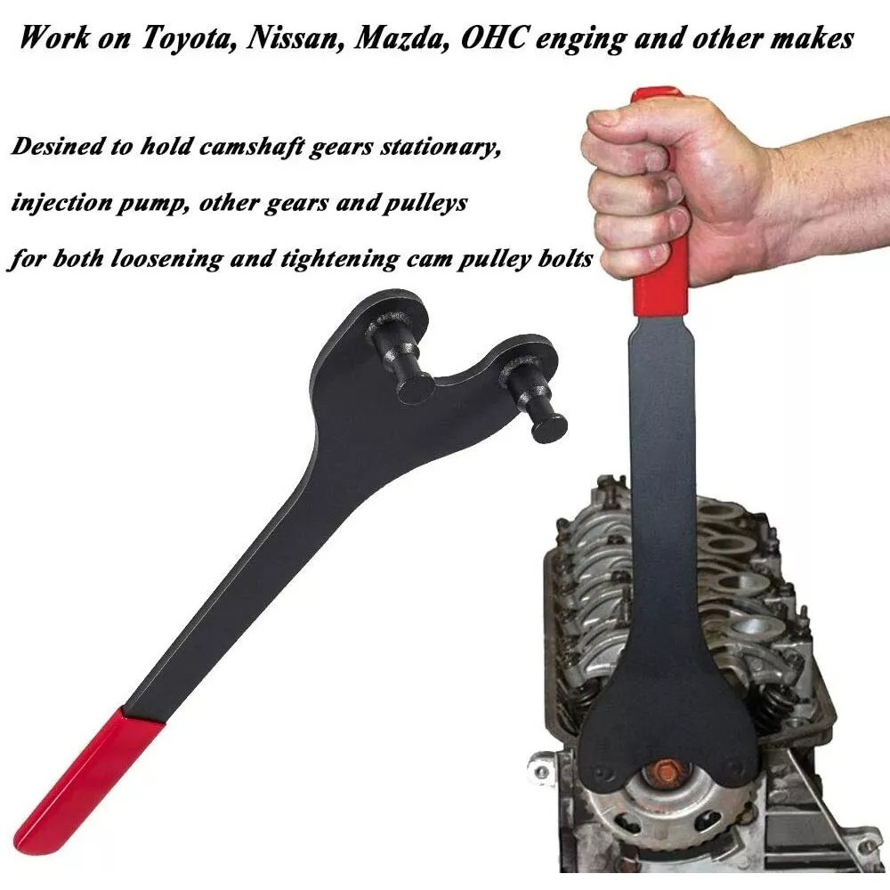 Camshaft Cam Gear Pulley Holding Tool W89208 For Nissan Toyota OHC Camry Maximas