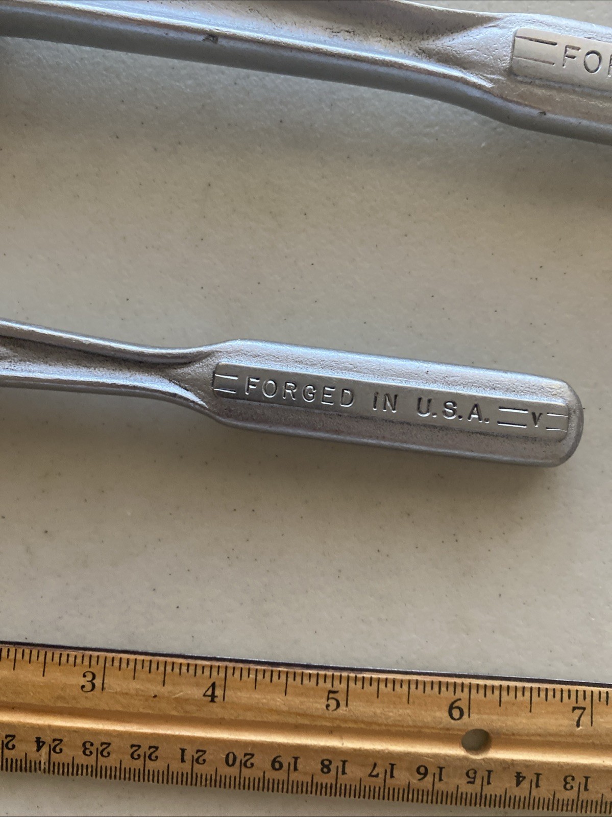 2pc.Vintage Craftsman 1/2” & 3/8” Flying ‘V’ =V= Ratchets USA Clean Some Marks