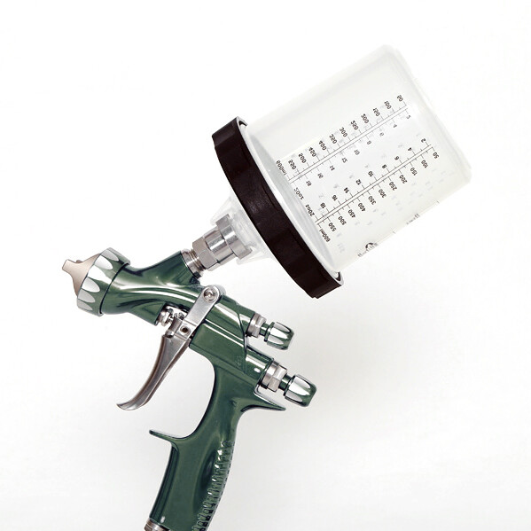 6-27 Oz Hard Cups & Retainer Rings, Disposable Paint Spray Gun Cup Liners & Lid