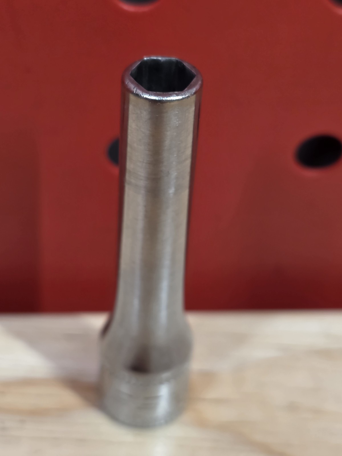 Snap-on Tools STMM5.5 5.5mm 1/4″ Drive Metric 6-Point Deep Chrome Socket USA